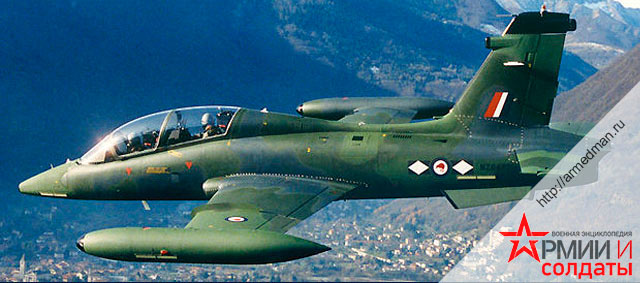 Штурмовик и учебно-тренировочный самолет MB-339 (Италия)